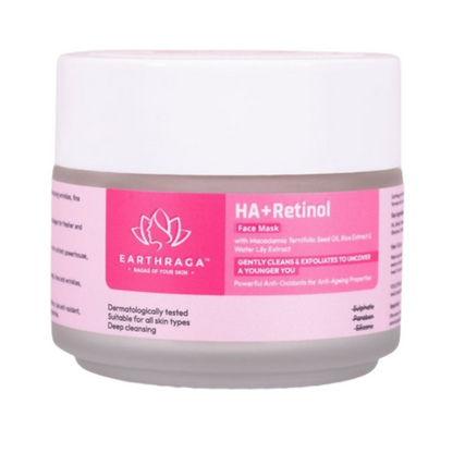 Earthraga HA + Retinol Face Mask