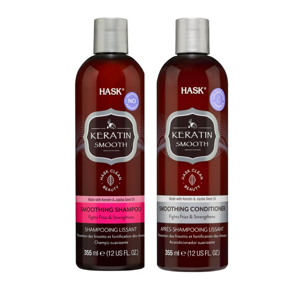 HASK Keratin Smoothing Shampoo & Conditioner