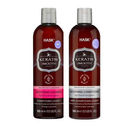 HASK Keratin Smoothing Shampoo & Conditioner