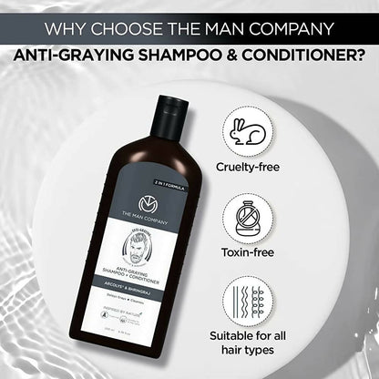 The Man Company Anti-Graying Shampoo & Conditioner for Men