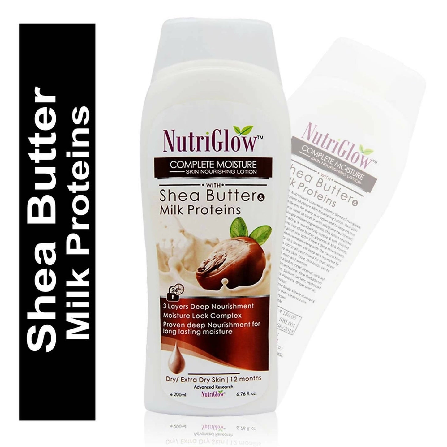 NutriGlow Complete Moisture Skin Nourishing Lotion With Shea Butter & Milk Protein