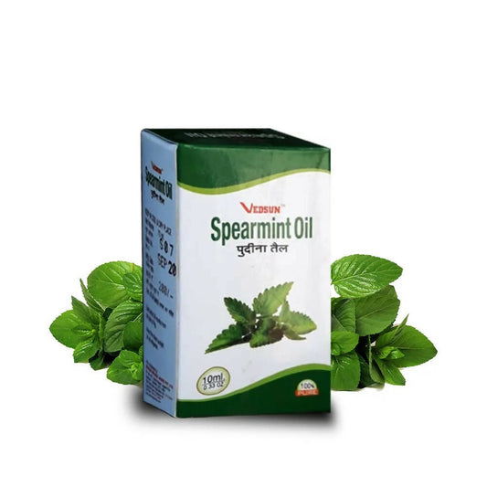 Vedsun Naturals Spearmint Oil Pure & Organic for Skin - usa canada australia