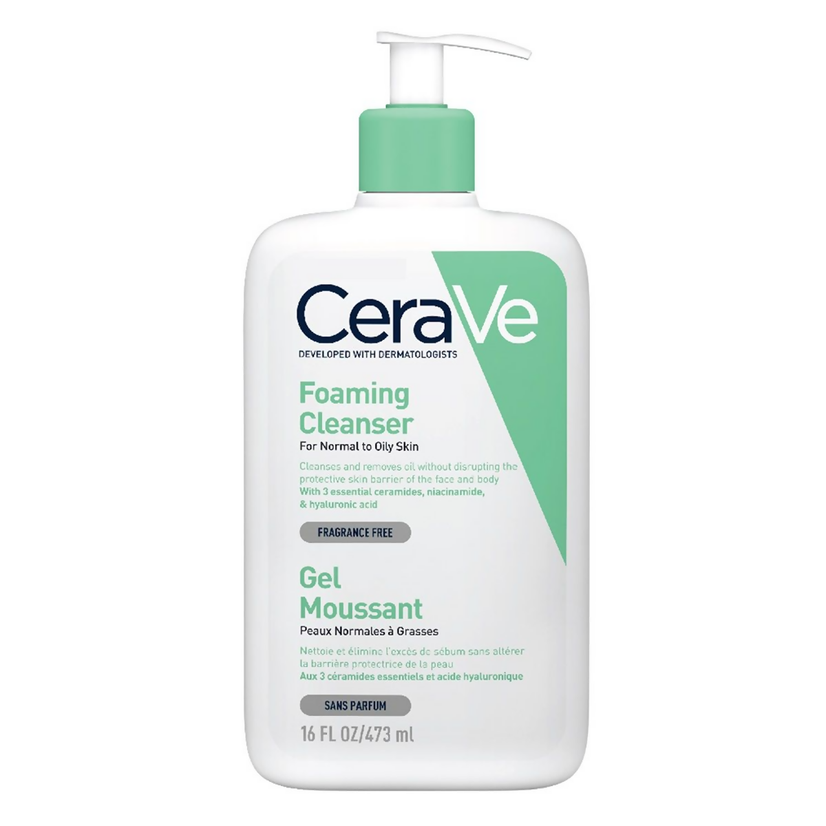 Cerave Foaming Daily Gel Cleanser for Normal to Oily Skin