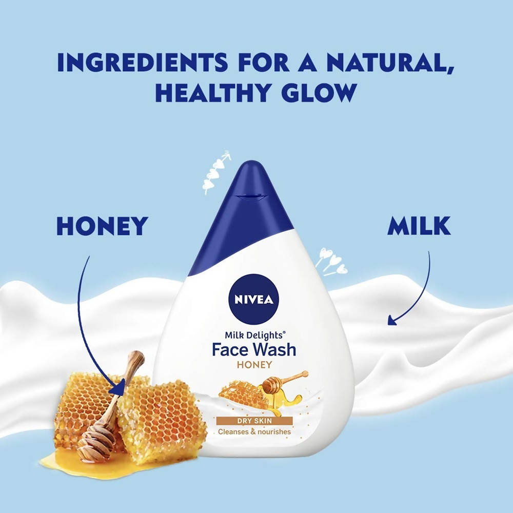 Nivea Milk Delights Face Wash - Honey