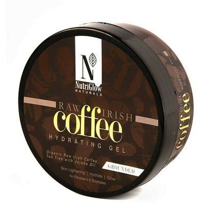 NutriGlow NATURAL'S Coffee Hydrating Gel, Organic Raw Irish Coffee With Tea Tree With Jojoba Oil - BUDNE