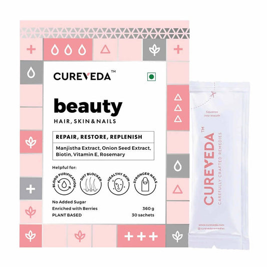 Cureveda Beauty Hair, Skin & Nails Supplement - BUDNEN