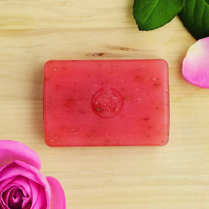 The Body Shop British Rose Exfoliating Soap