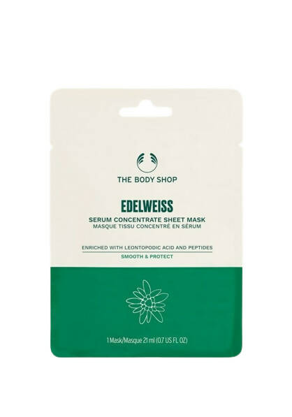 The Body Shop Edelweiss Serum Concentrate Sheet Mask - BUDEN