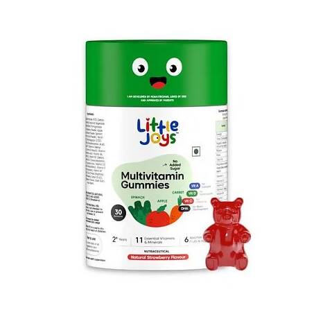Little Joys Multivitamin Gummies for Kids (2-6 yrs) - No Added Sugar - BUDEN