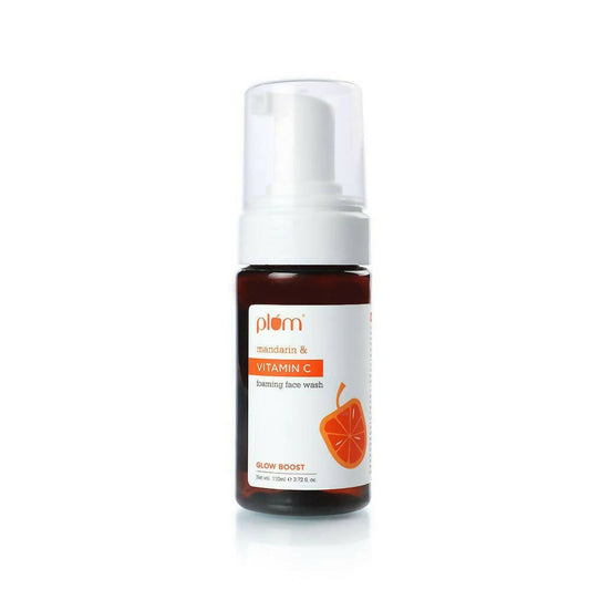 Plum Mandarin & Vitamin C Foaming Face wash - BUDNEN