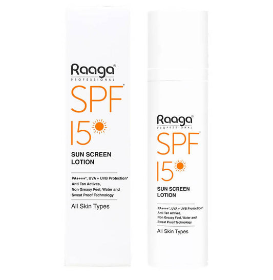 Raaga Professional SPF 15 Sunscreen Lotion - BUDEN