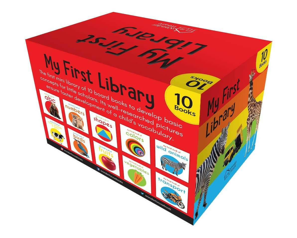 Wonder House Books My First Mini Library : Boxset of 10 Board Books