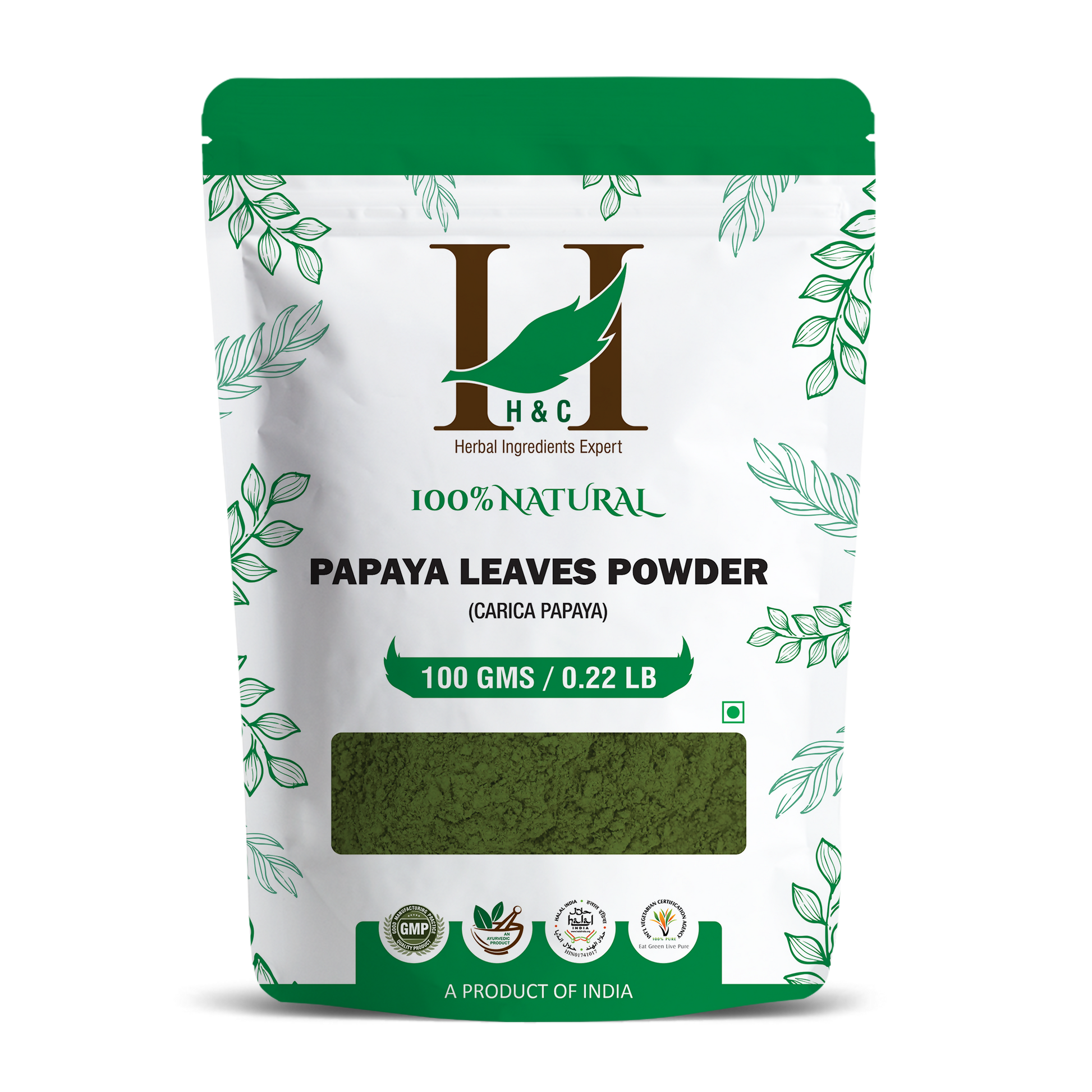 H&C Herbal Papaya Leaves Powder - buy in USA, Australia, Canada