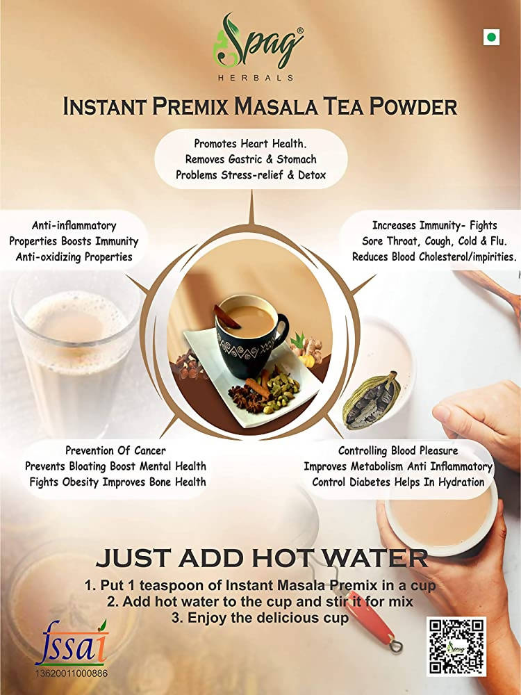 Spag Herbals Premium Instant Masala Tea Powder