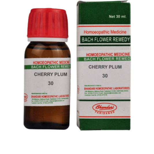 Bhandari Homeopathy Bach Flower Cherry Plum 30 - usa canada australia