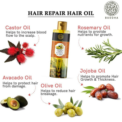 Buddha Natural Hair Repair Treatment Oil