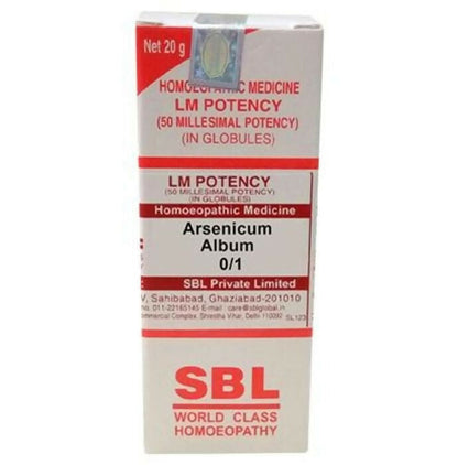 SBL Homeopathy Arsenicum Album LM Potency