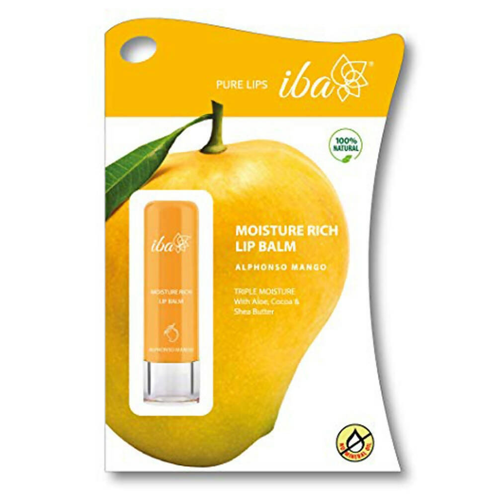 Iba Moisture Rich Lip Balm - Alphonso Mango