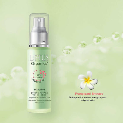 Lotus Organics+ Divine Petals Toner Mist