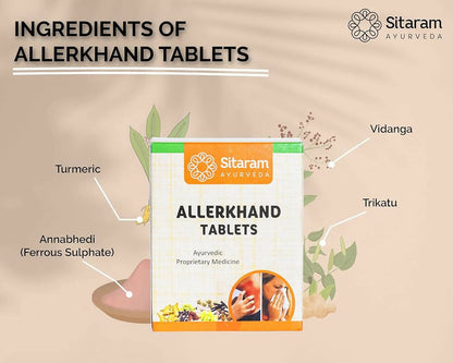Sitaram Ayurveda Allerkhand Tablets