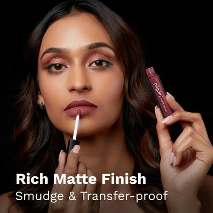 Pilgrim Matte Me Up Liquid Lipstick Flirty Rose