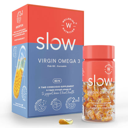 Wellbeing Nutrition Slow | Virgin Omega 3 Capsules