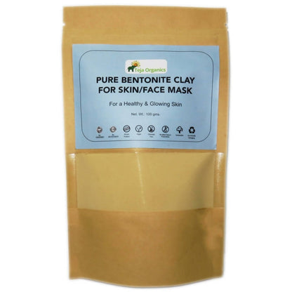 Teja Organics Pure Bentonite Clay For Skin And Face Mask