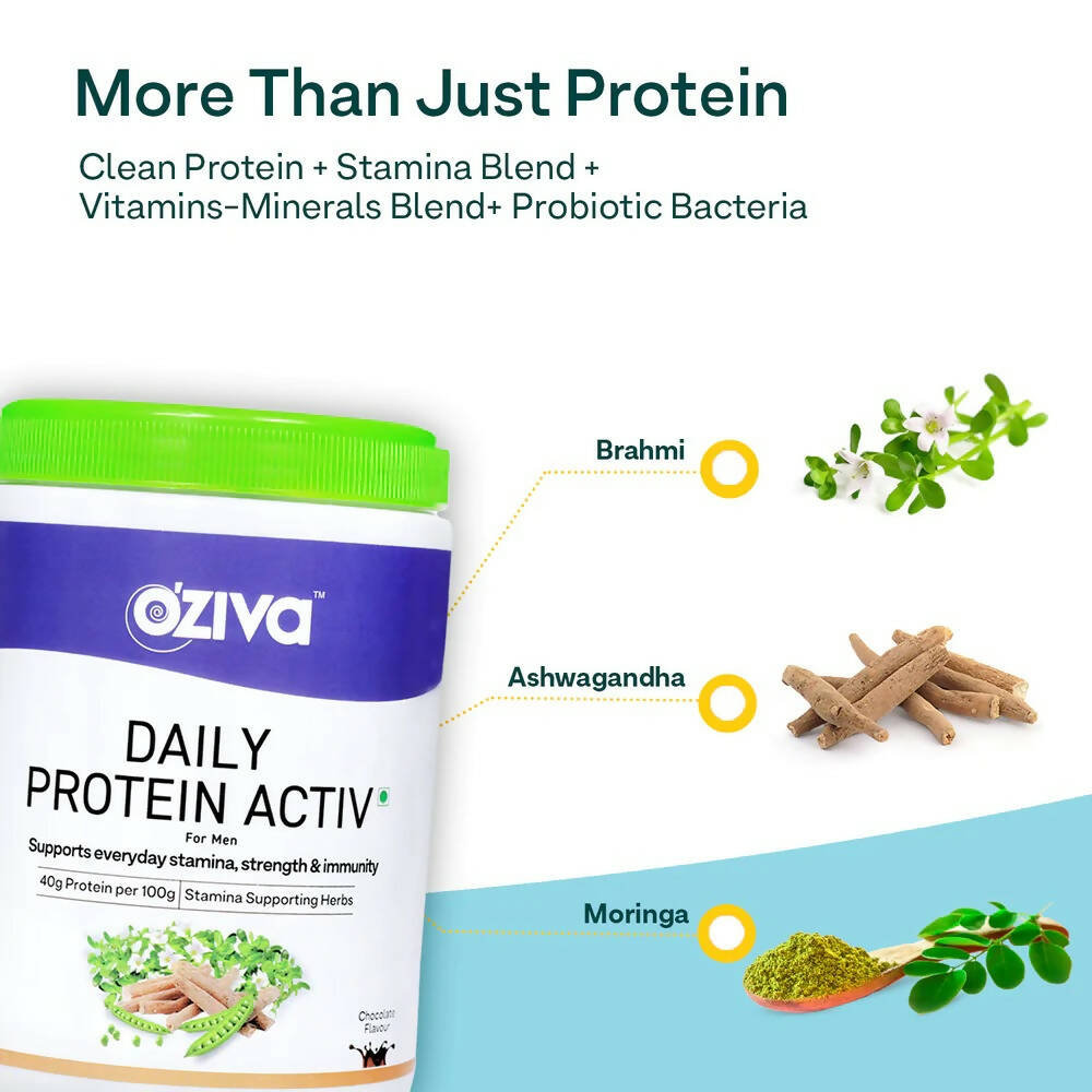 OZiva Daily Protein Activ for Men