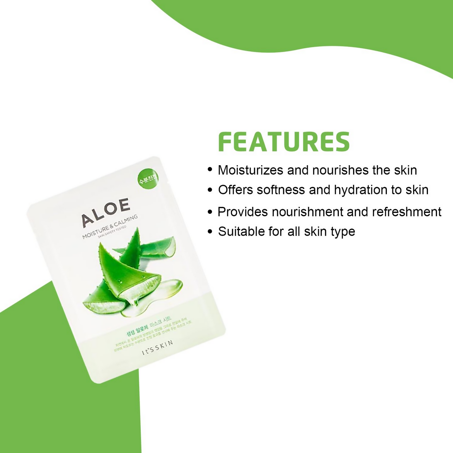 It's Skin The Fresh Aloe Mask Sheet