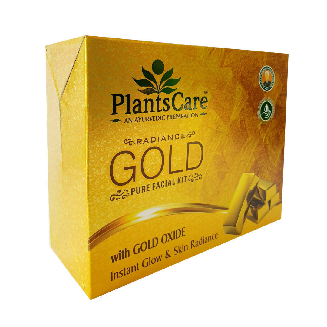 Plants Care Radiance Gold Pure Facial kit 210g - BUDNE