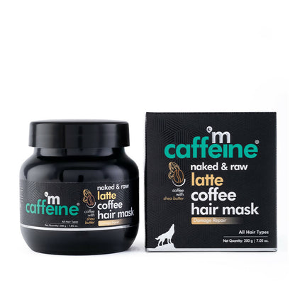 mCaffeine Naked & Raw Latte Coffee Hair Mask