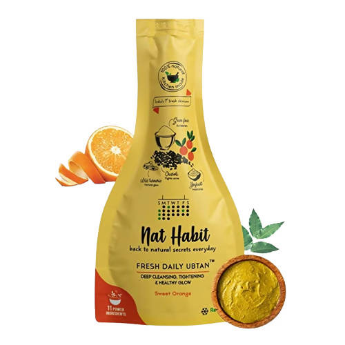 Nat Habit Sweet Orange Fresh Daily Ubtan - BUDNE