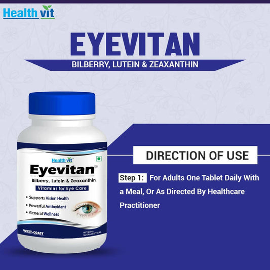 Healthvit Eyevitan Tablets for Eye Care