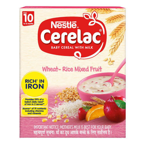 Nestle Cerelac Baby Cereal With Milk Wheat - Rice Mixed Fruit -  USA, Australia, Canada 