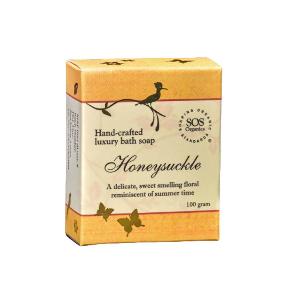 SOS Organics Honeysuckle Luxury Bath Soap - BUDEN