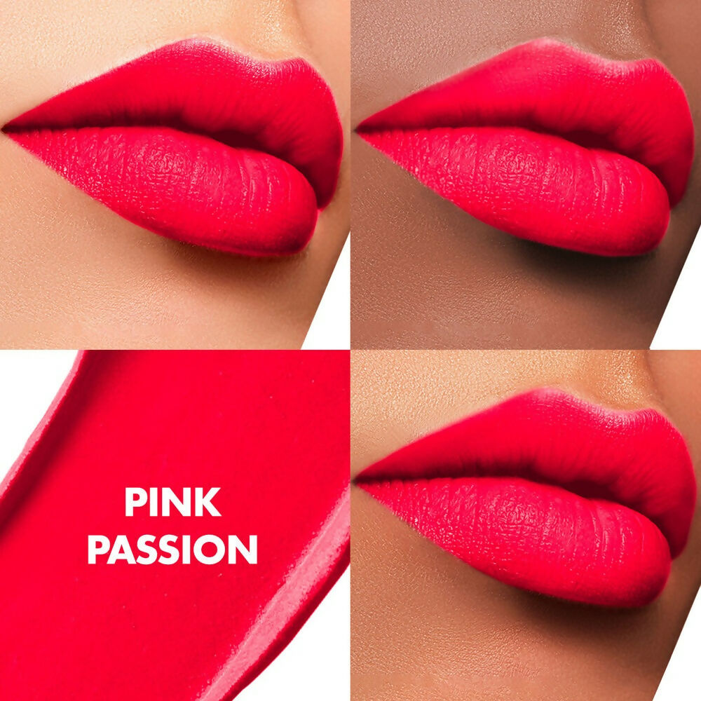 Lakme Cushion Matte Lipstick - Pink Passion