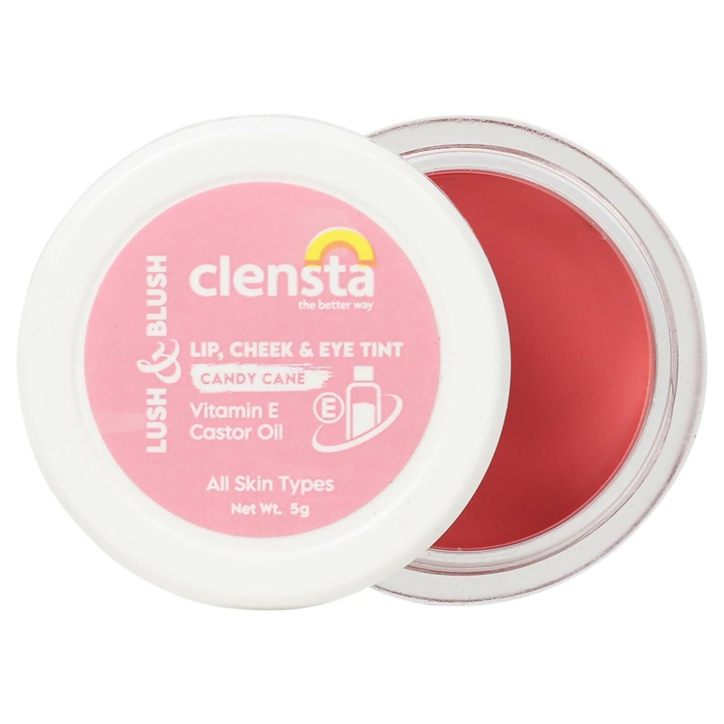 Clensta Lip Cheek Tint - Candy Cane