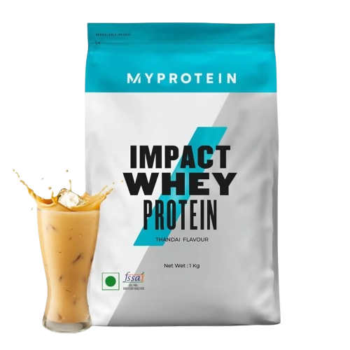 Myprotein Impact Whey Protein Powder - Thandai Flavor - BUDNE