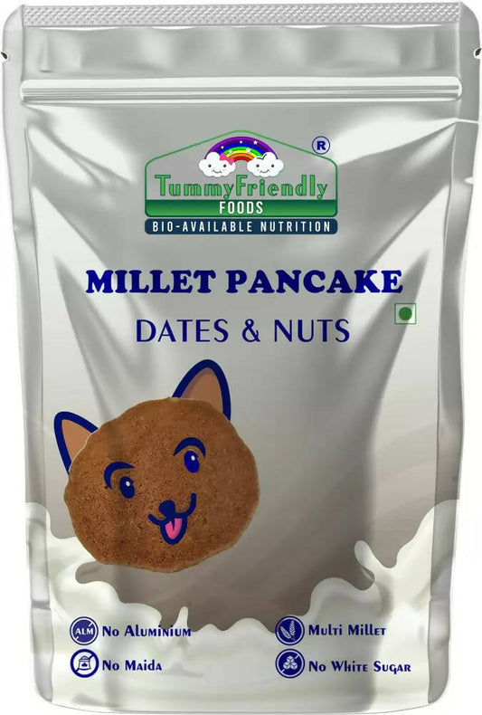 TummyFriendly Foods Aluminium-Free Millet Pancake Mix with Dates and Nuts -  USA, Australia, Canada 