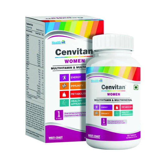 Healthvit Cenvitan Multivitamin Tablets for Women - usa canada australia