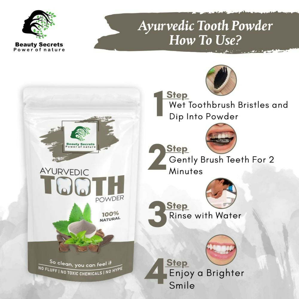 Beauty Secrets Ayurvedic Tooth Powder