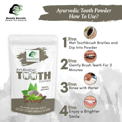 Beauty Secrets Ayurvedic Tooth Powder