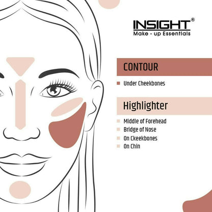 Insight Cosmetics Duo Stick Contour + Highlighter - 02 Coffee