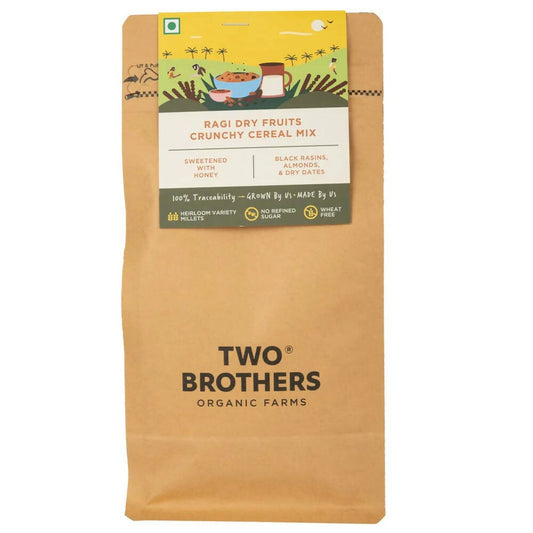 Two Brothers Organic Farms Ragi Almond Crunchy Cereal Mix - buy in USA, Australia, Canada