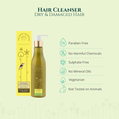 The Earth Collective Hair Cleanser - Dry and Damaged Hair