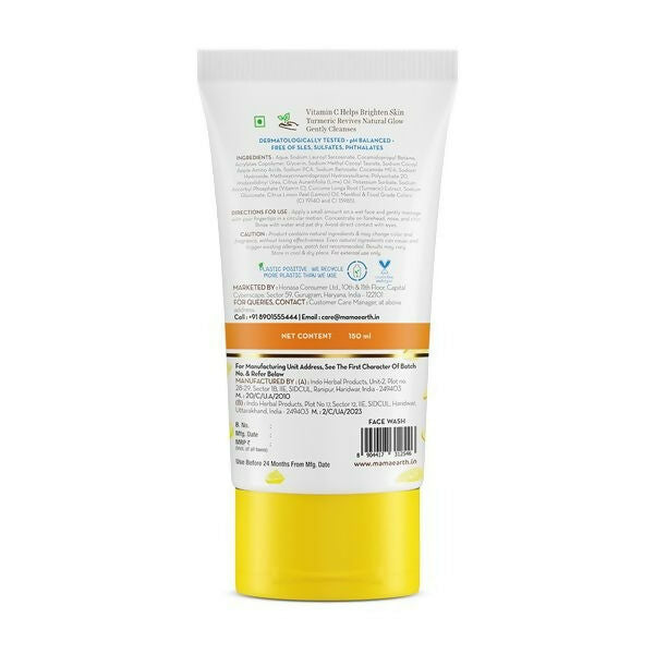 Mamaearth Vitamin C Face Wash with Vitamin C and Turmeric