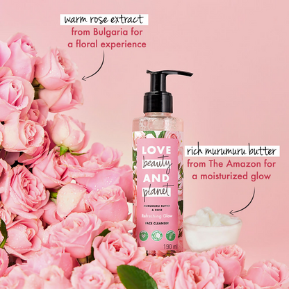 Love Beauty And Planet Murumuru Butter & Rose Face Cleanser