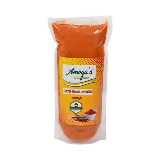 Amoga's Pickles Factory Guntur Red Chilli Powder -  USA, Australia, Canada 
