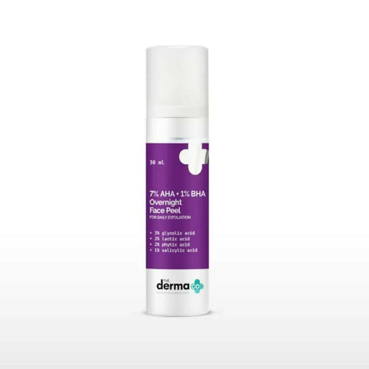 The Derma Co 7% AHA + 1% BHA Overnight Face Peel - buy in USA, Australia, Canada