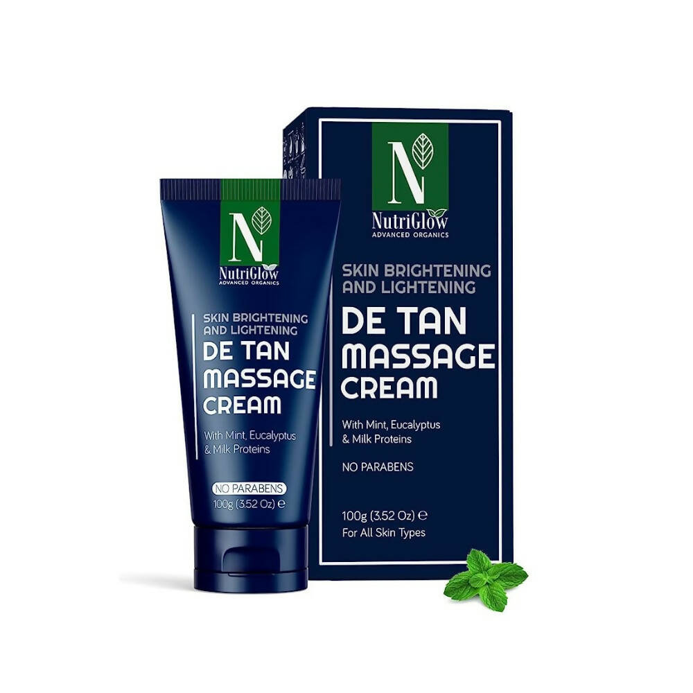 NutriGlow Advanced Organics De-tan Massage Cream - BUDNEN